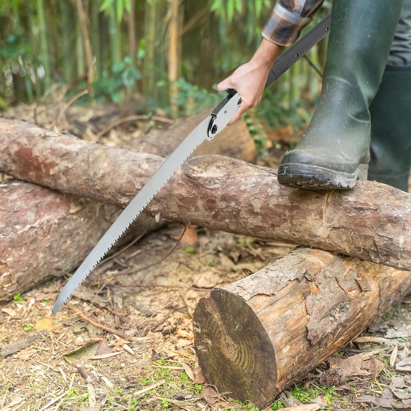 HUNKENR Hand Saw,Woodworking Tools Professional Folding Saw 500mm XXL Teeth - Image 5